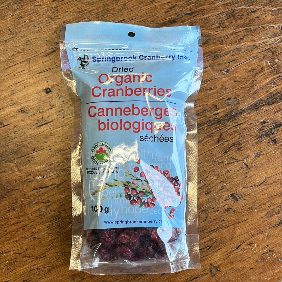 Dried Organic Cranberries